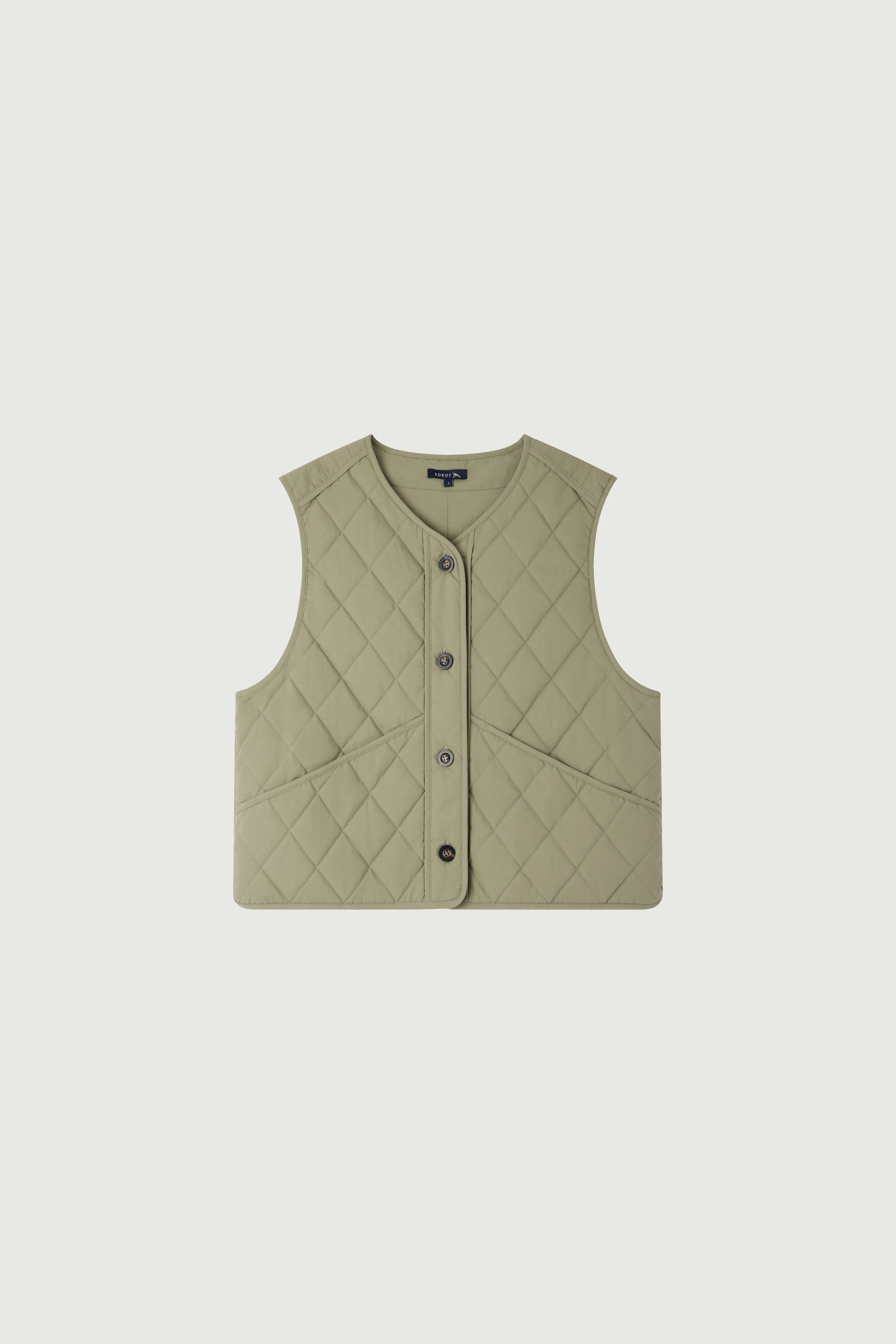 ULLA GREEN BODYWARMER