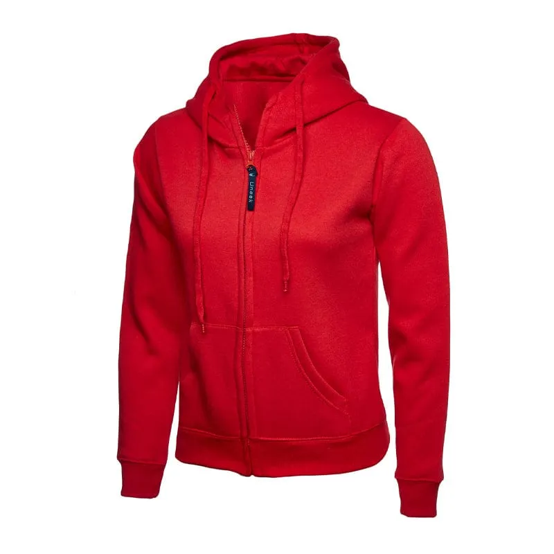 Uneek Ladies Classic Full Zip Hooded Sweatshirt UC505