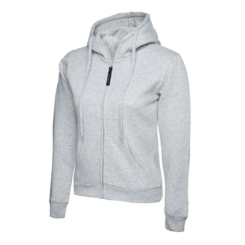 Uneek Ladies Classic Full Zip Hooded Sweatshirt UC505