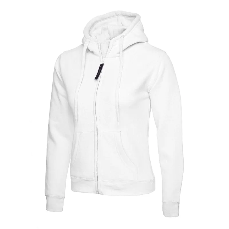 Uneek Ladies Classic Full Zip Hooded Sweatshirt UC505