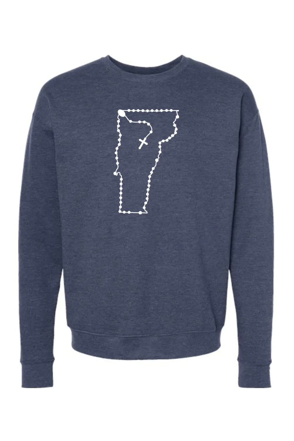 Vermont Catholic Rosary Crewneck Sweatshirt