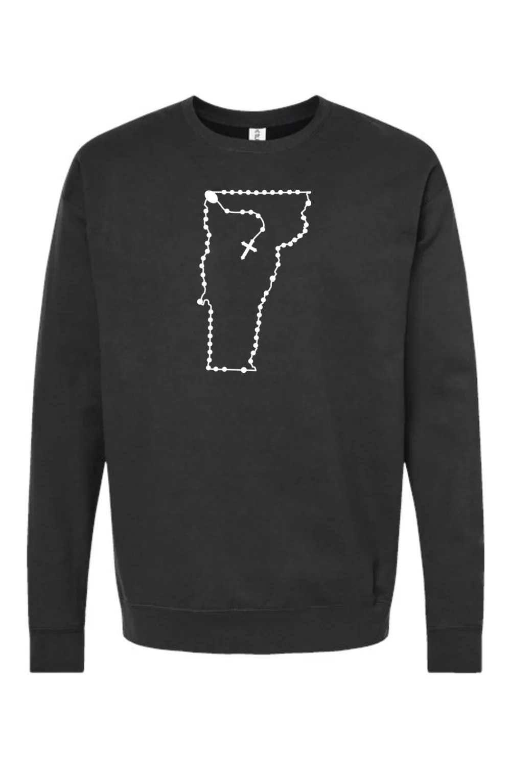 Vermont Catholic Rosary Crewneck Sweatshirt