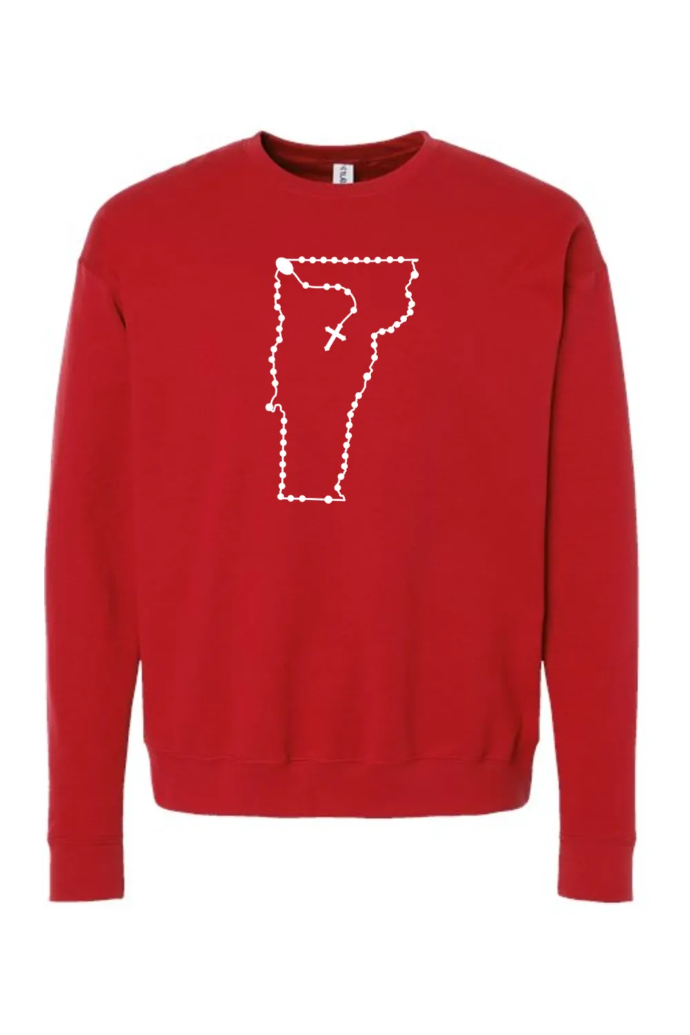 Vermont Catholic Rosary Crewneck Sweatshirt