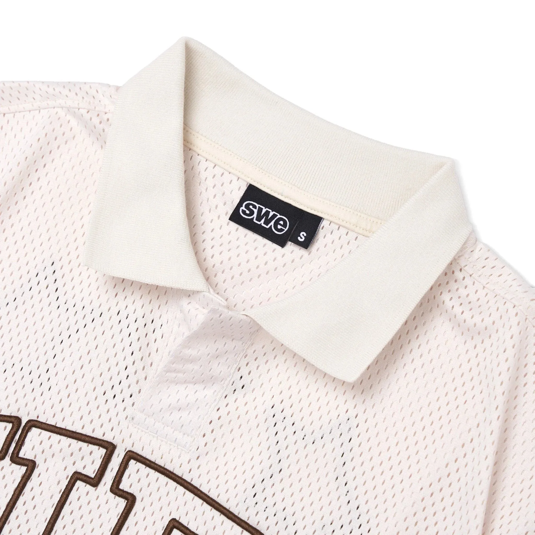 VN MESH POLO - CREAM