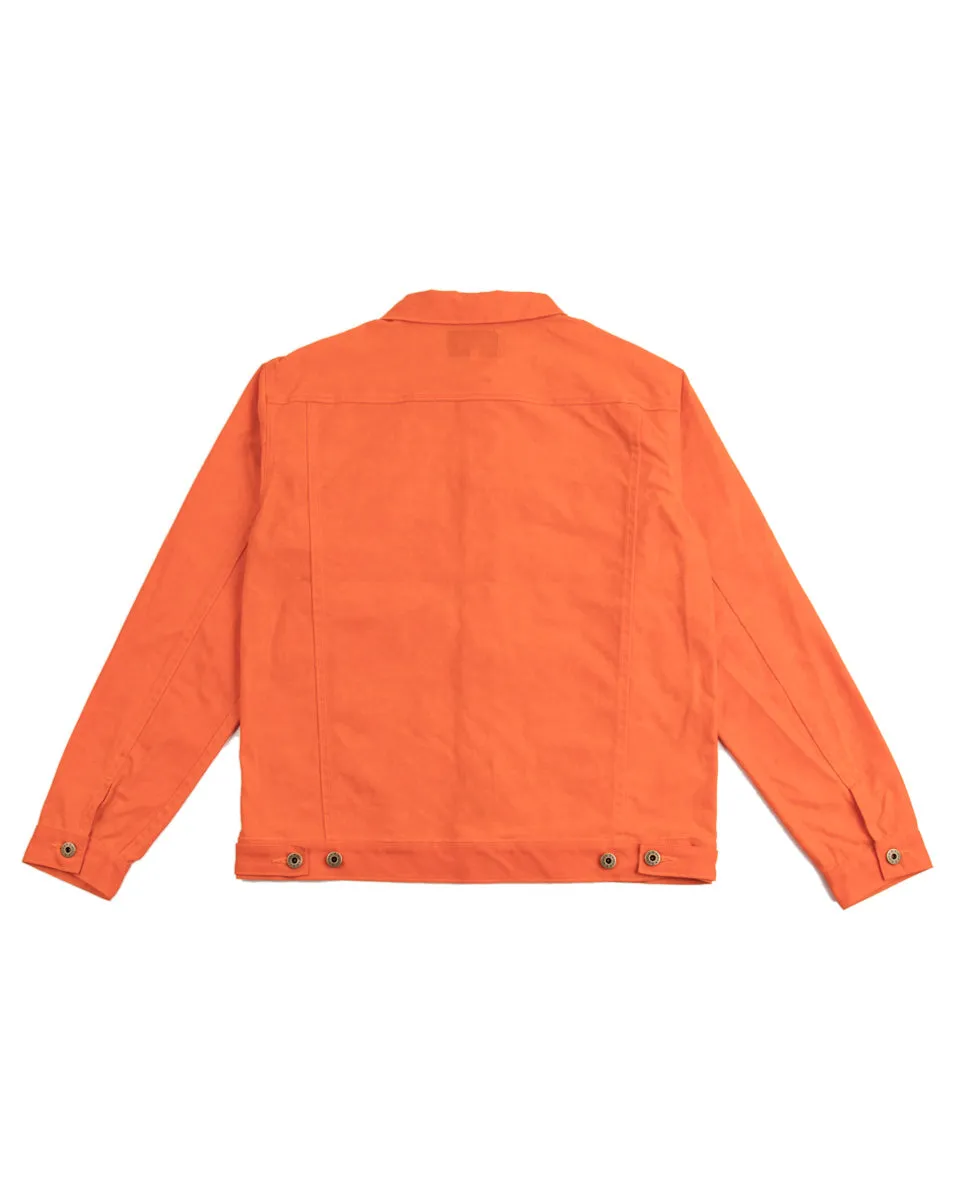 Wax Rider Coat - Orange