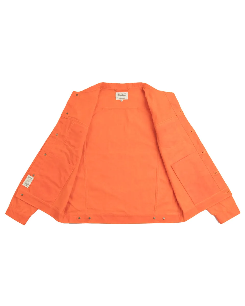 Wax Rider Coat - Orange