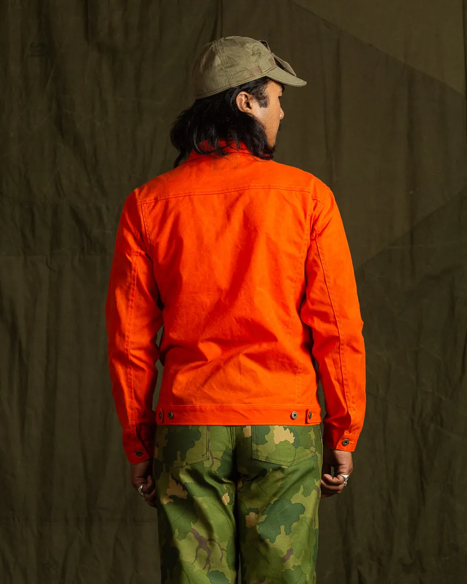 Wax Rider Coat - Orange