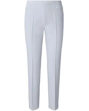 White Straight Ankle Franca Pant