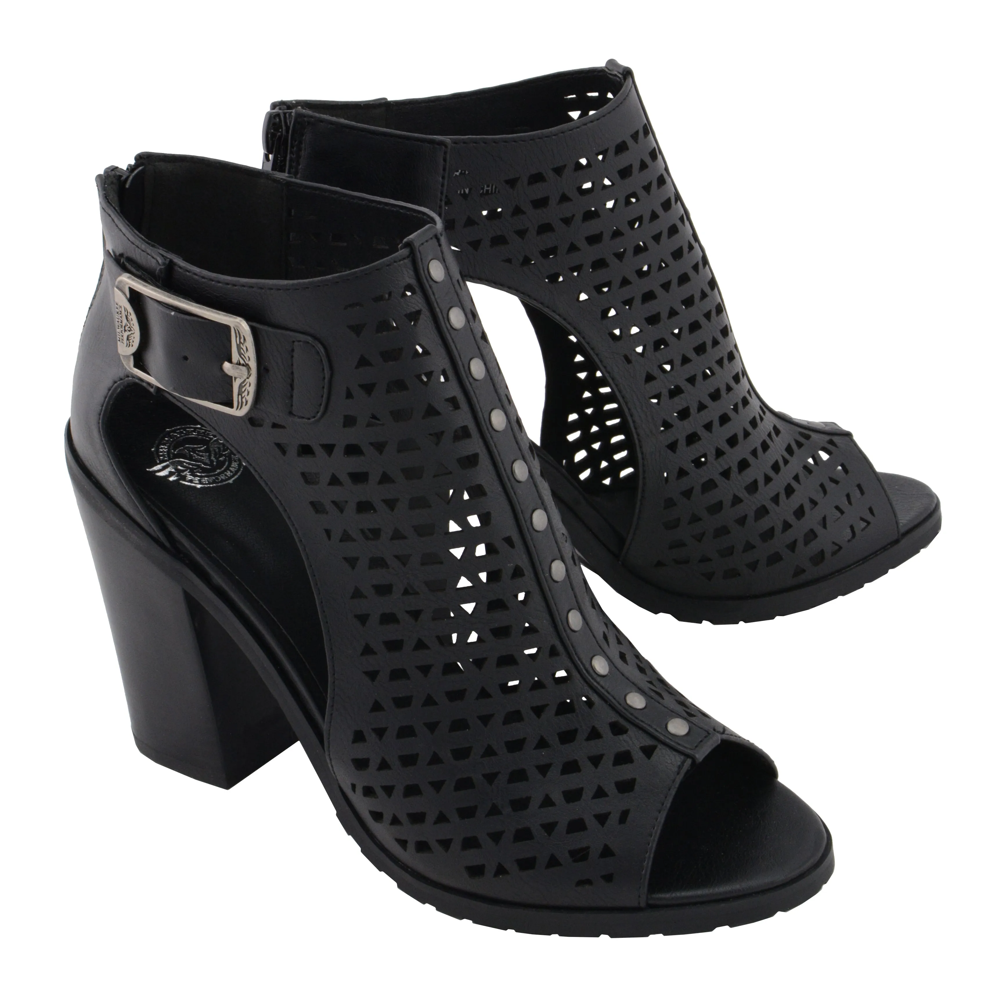 Women Mesh Top Sandal w/ Platform Heel