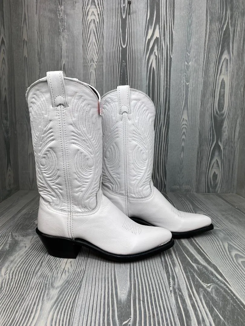 Women's Abilene White Western Boot - 9054