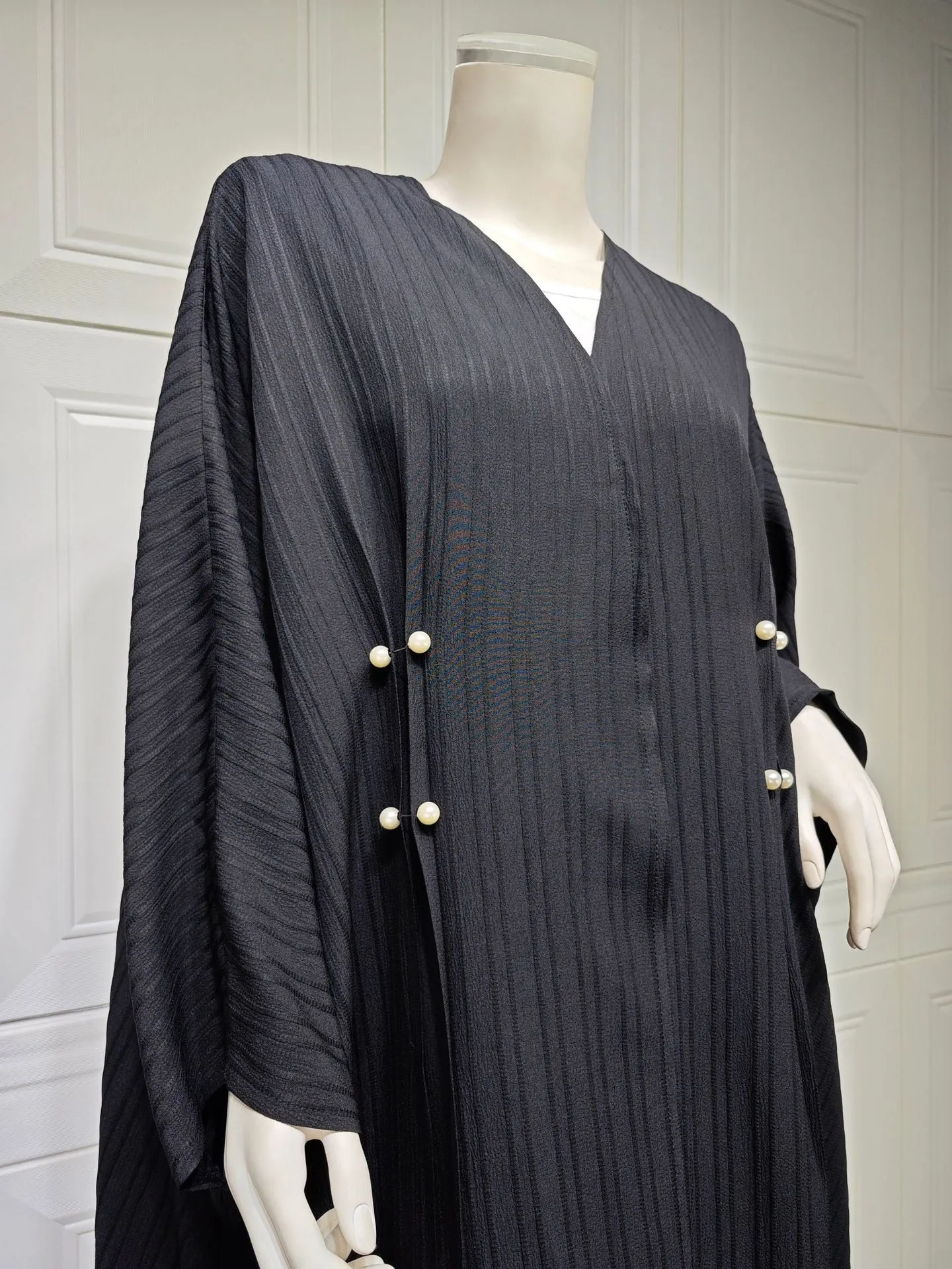 Women's Long Sleeve Solid Color Abaya 464725