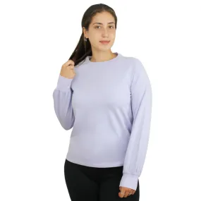 Women's Solid Top,Light Purple