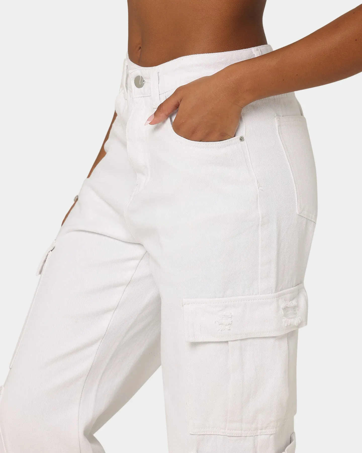 XXIII Women's Jensine Cargo Pants White