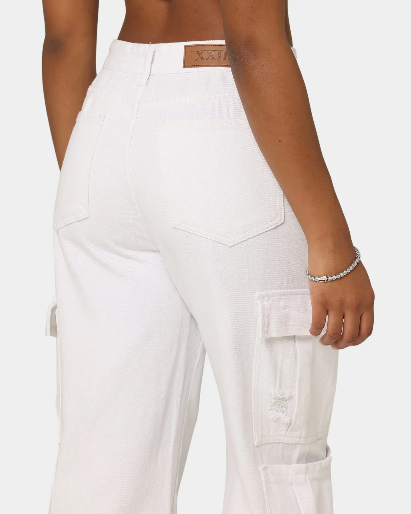 XXIII Women's Jensine Cargo Pants White