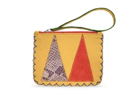 YELLOW VIVIAN FLAT POUCH