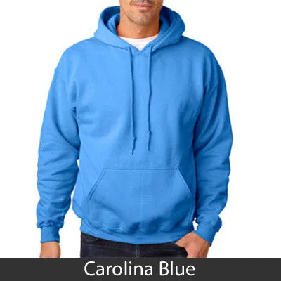 Zeta Beta Tau Hooded Sweatshirt - Gildan 18500