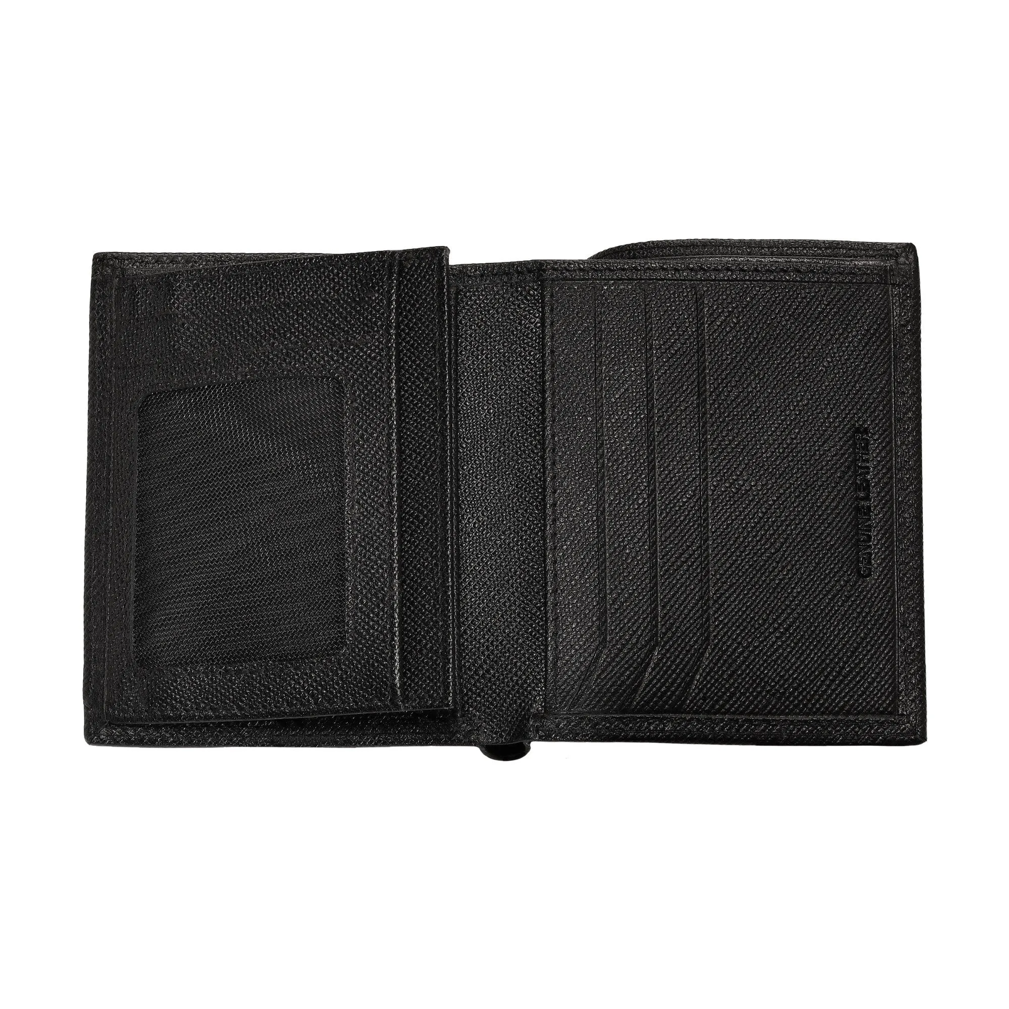 ZIPPO WALLET SAFFIANO TOP FOLD TWO